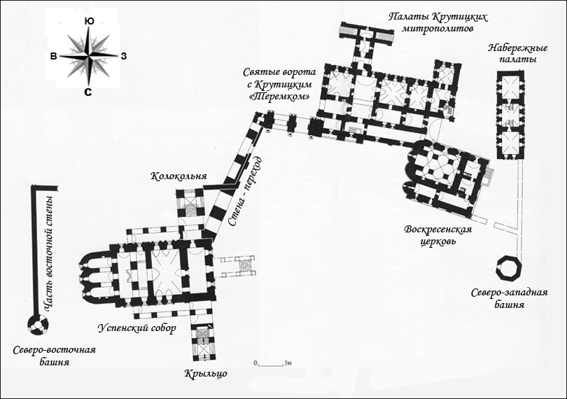 Крутицкое подворье карта