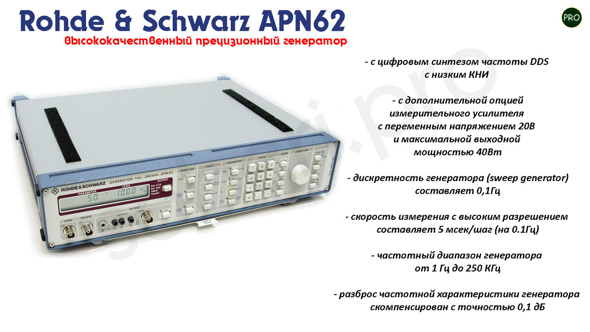 Прецизионный генератор Rohde & Schwarz APN62 