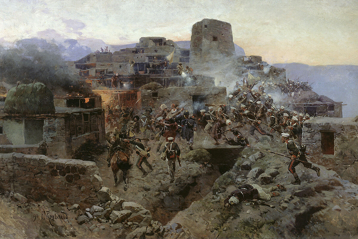 Штурм аула Гимры