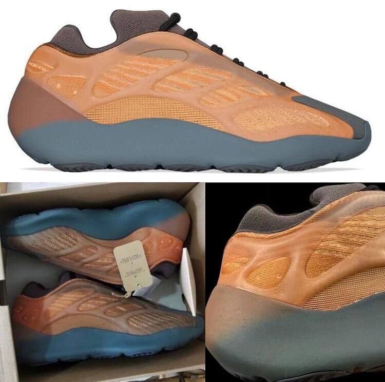По слухам, этой зимой выйдет не только новая баскетбольная модель adidas Yeezy Basketball Knit, но и ранее невиданная расцветка силуэта 700 V3. С момента своего дебюта в декабре 2019 года пара выпускалась в множестве различных вариаций, и вот теперь Yeezy готовит релиз цветовой гаммы adidas Yeezy 700 V3 «Copper Fade». 

Верхняя часть кроссовок выполнена в основном из оранжевого текстильного материала, который сочетается с полупрозрачной клеткой по бокам и коричневыми неопреновыми вставками на язычке и воротнике. Обувь поставляется с черными шнурками и угольной мидсолью из пены EVA, заменяющей амортизацию Boost, характерную для других моделей линейки Канье Уэста. 
adidas Yeezy 700 V3 «Copper Fade» выйдут в декабре 2021 года. Стоимость пары составит $200.