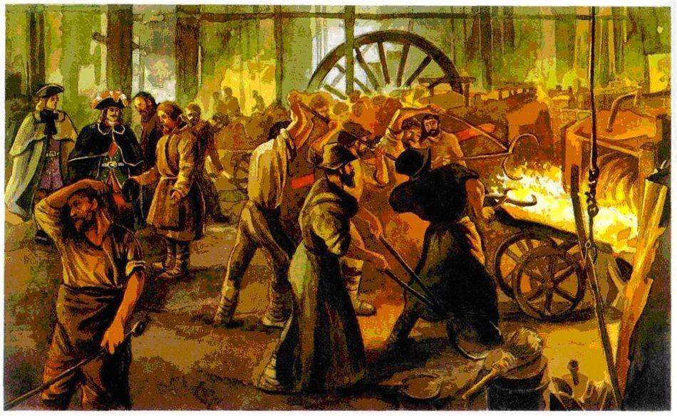 Промышленность при Петре 1.