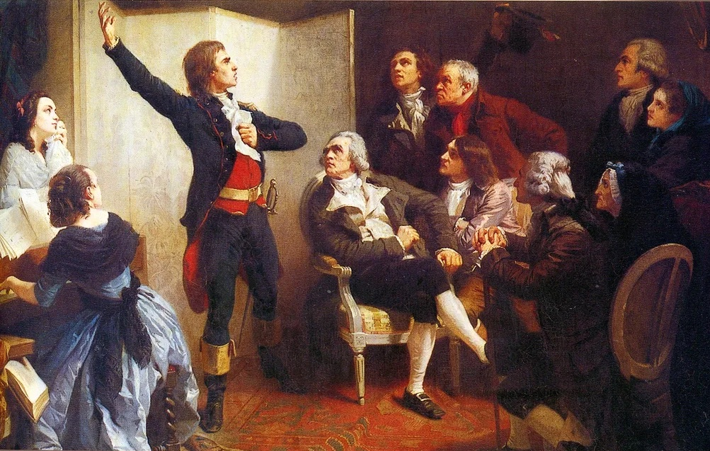 Руже де Лиль впервые исполняет Марсельезу в доме у Дитриха. фото: wikipedia.org