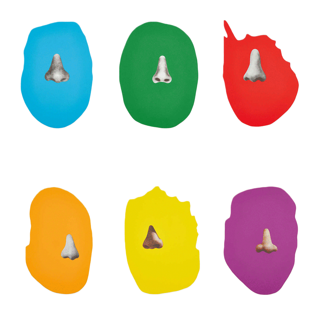 Иллюстрация: John Baldessari, Nose / Silhouettes, 2010