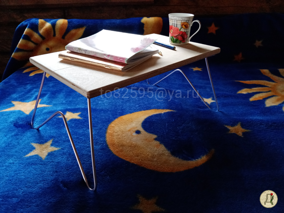 Столик для кровати своими руками. Фото автора 