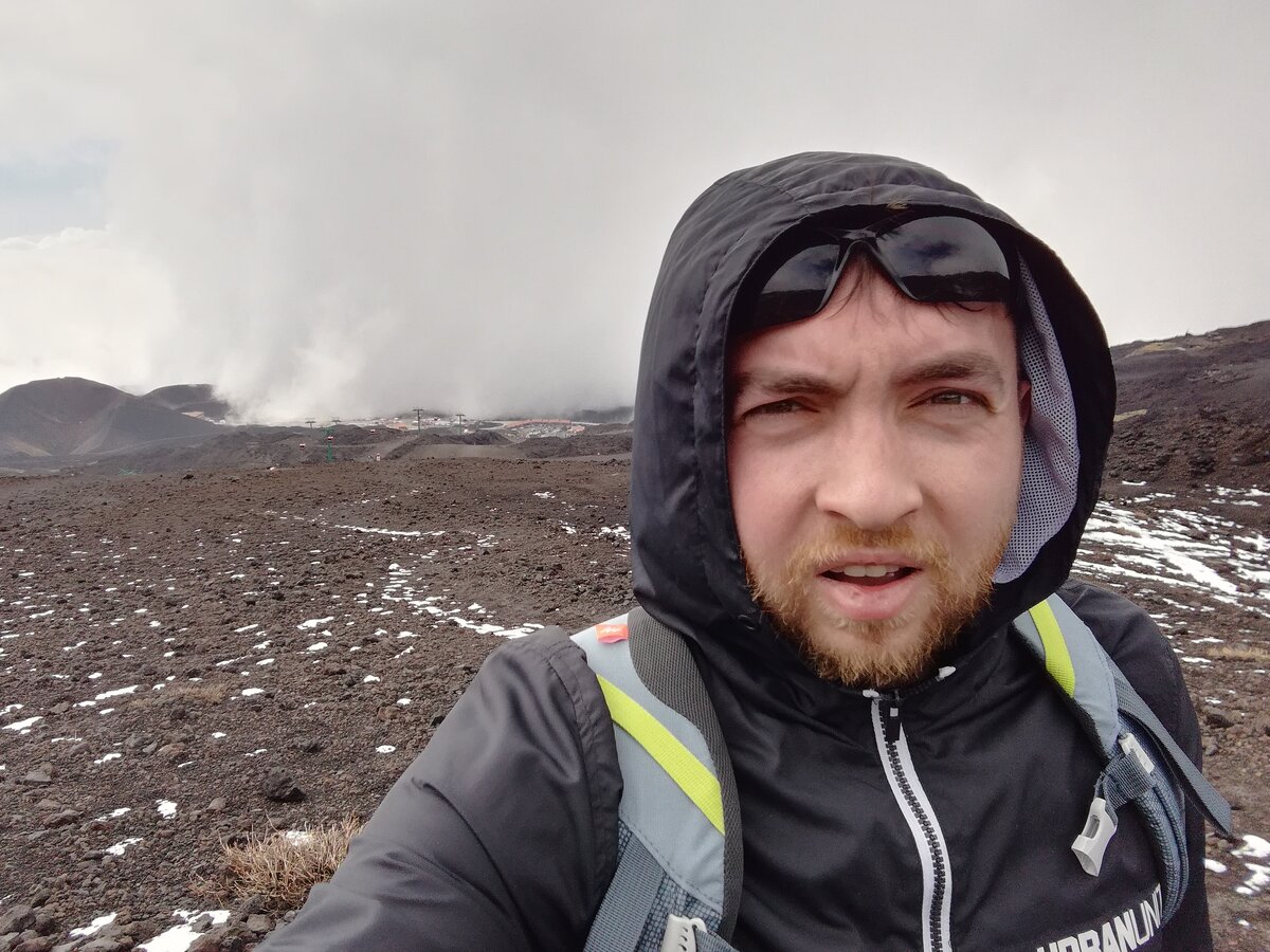 Самое начало подъема, но я уже вымотан) 