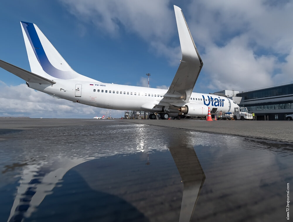 В апреле парк авиакомпании Utair пополнился еще одним Боингом 737-800 с регистрацией VQ-BDG