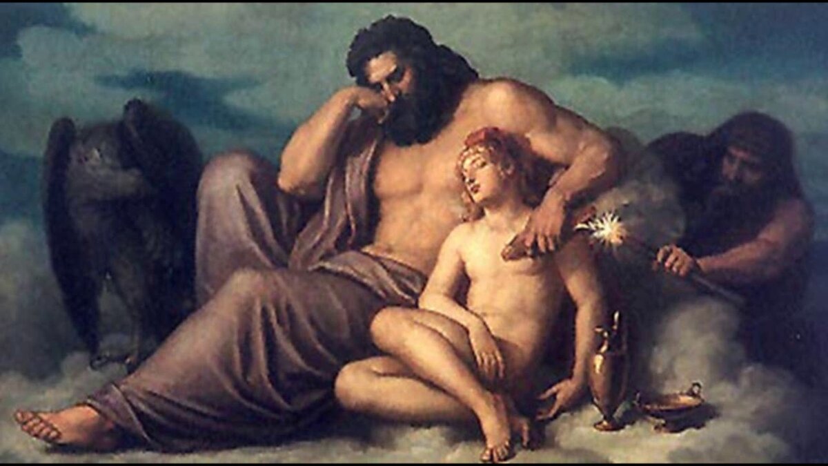 «Зевс и Ганимед» картина Корреджо
