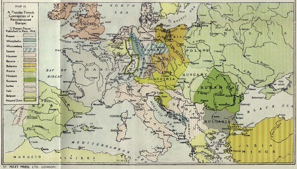 Эта старая карта, датируемая Францией 1916 года, является достаточно доказательством.