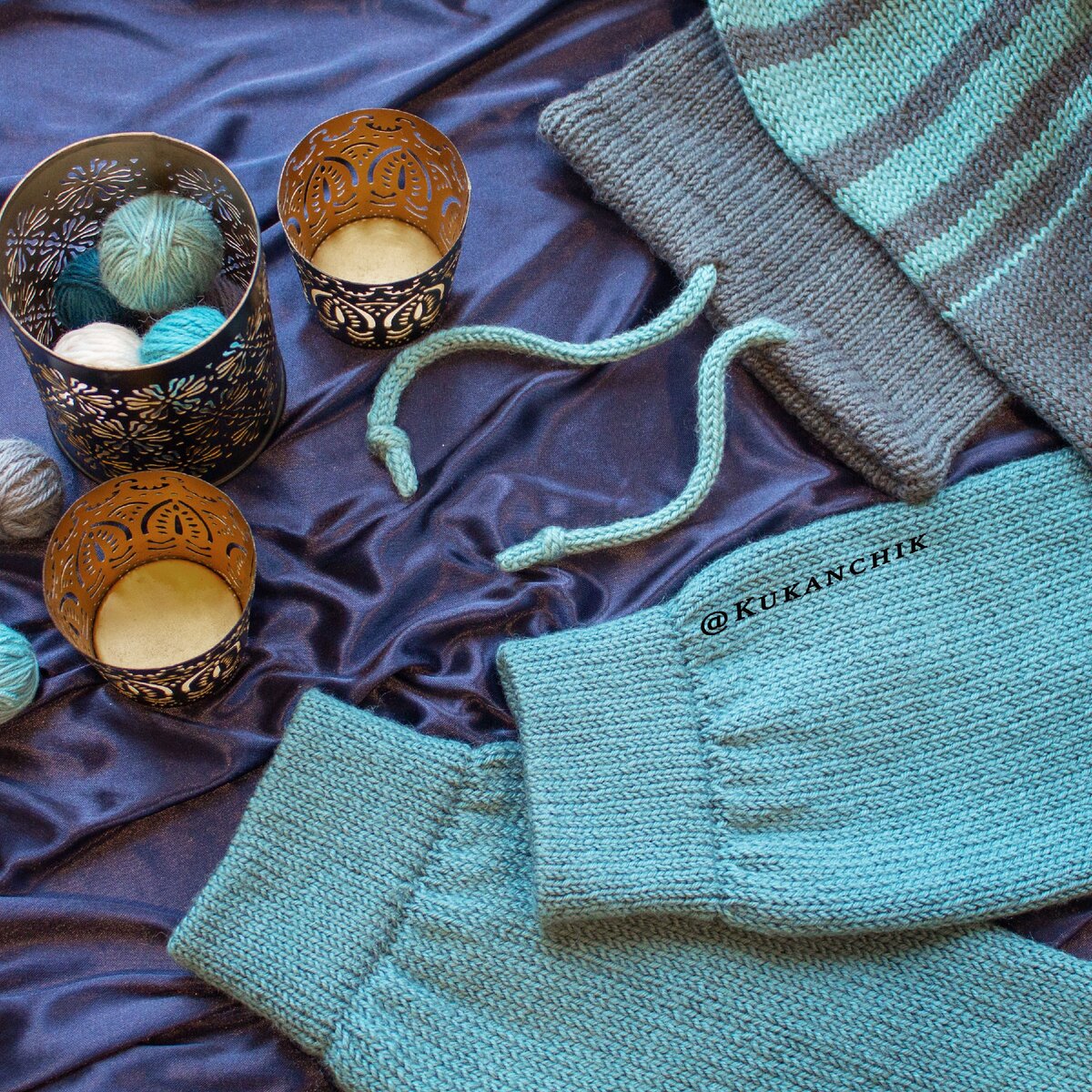 2 свитера из пряжи Vita sapphire