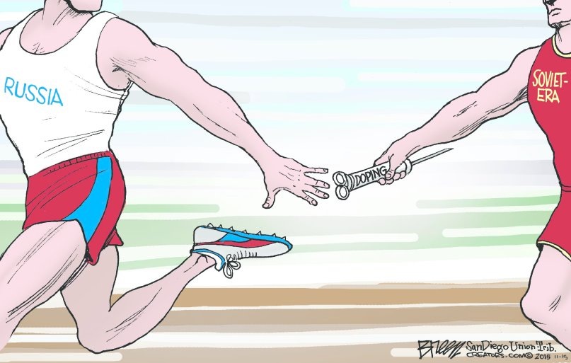 Один из примеров антироссийской пропаганды.