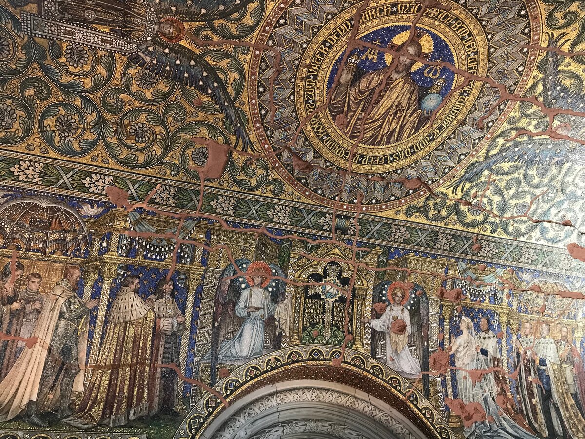 Гедехтнискирхе (Gedächtniskirche), старое здание