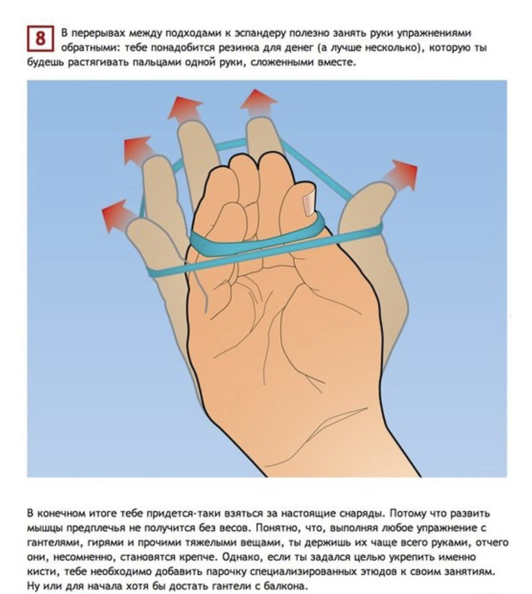 Упражнения на запястье