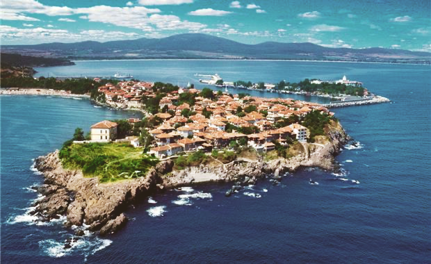 Вид на Созопол, Болгария