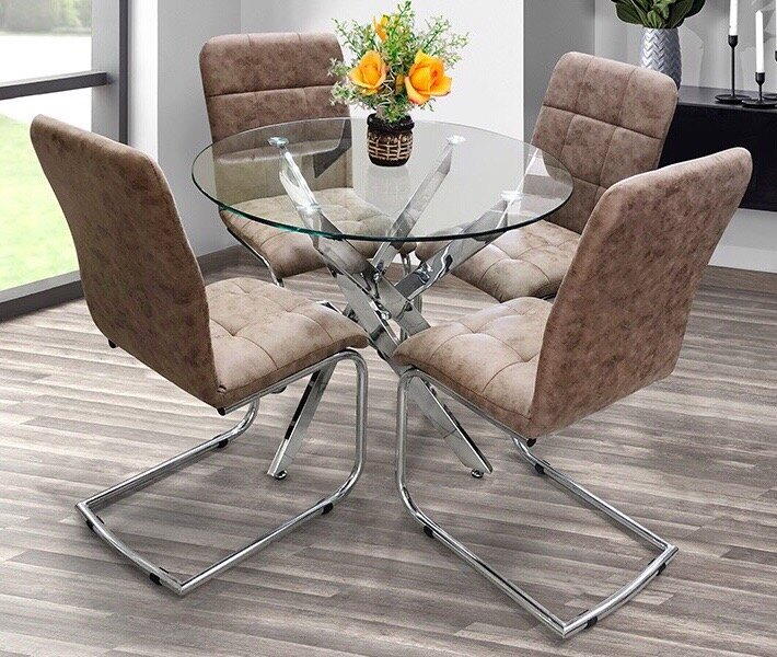 Стол Норд, стулья Ева.