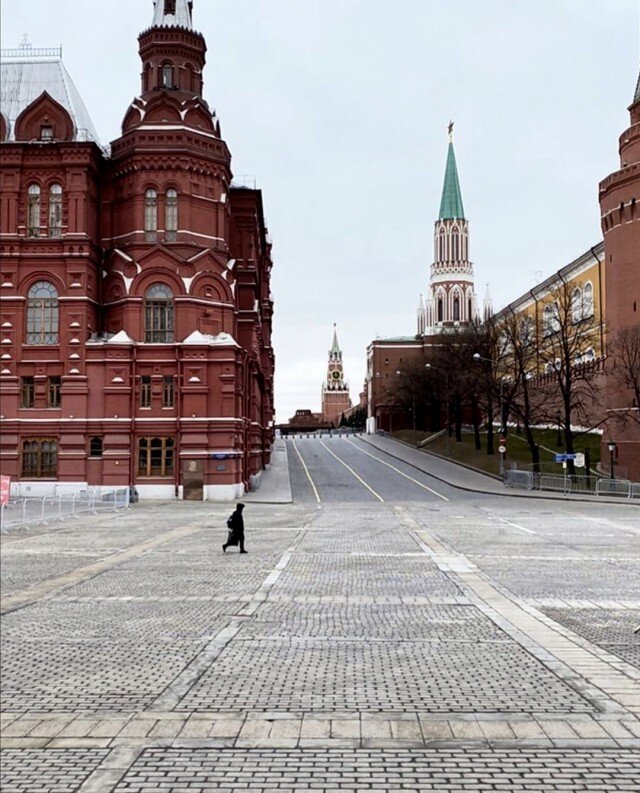 Москва официально находится на самоизоляции