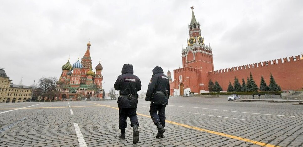 Москва пустая Красная Площадь