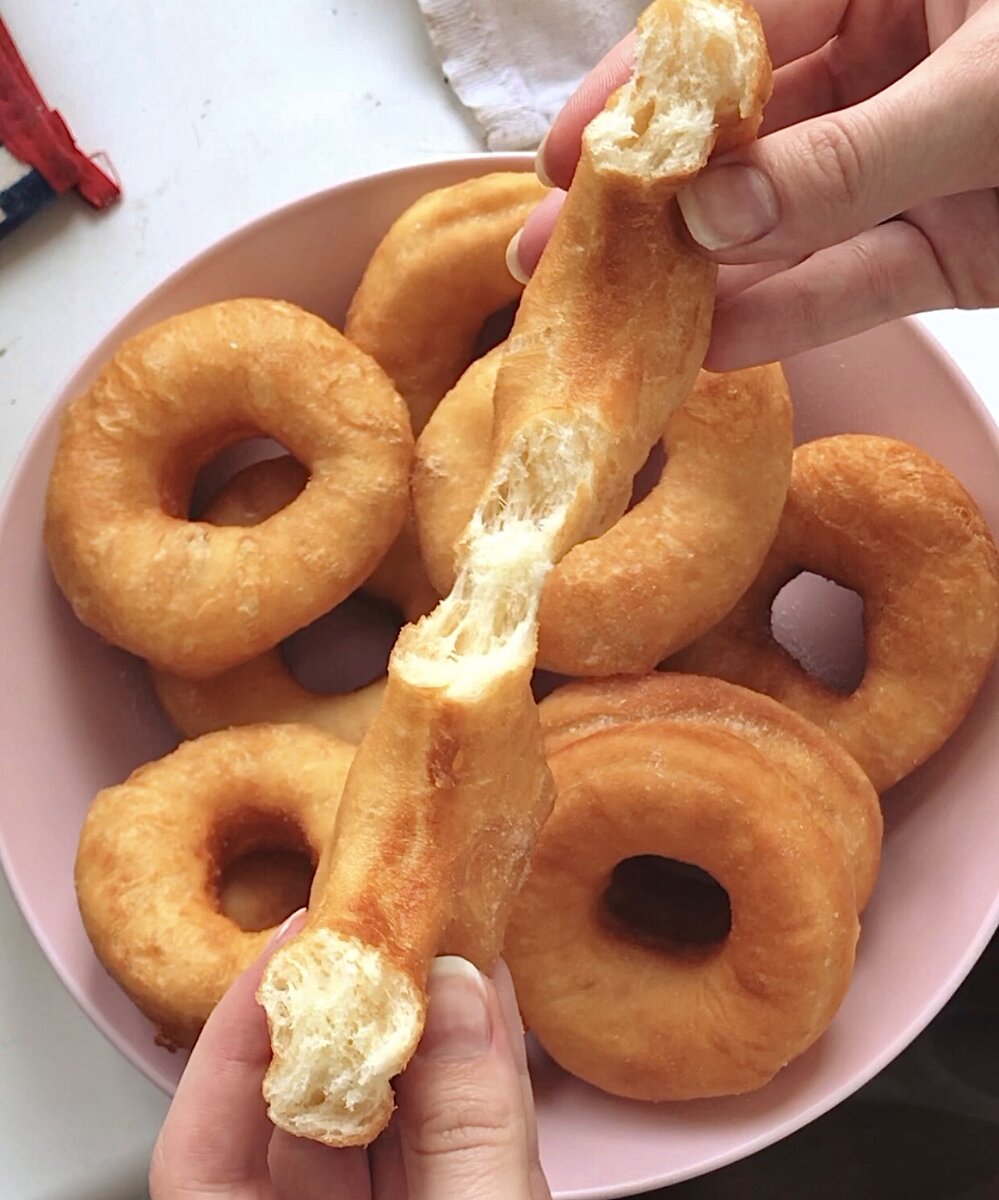Готовые пончики 