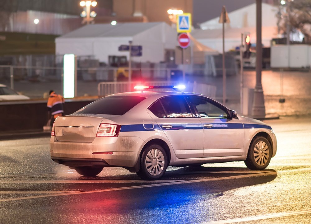 Полицейский автомобиль в Москве. Источник: https://www.thegreatcoursesdaily.com 