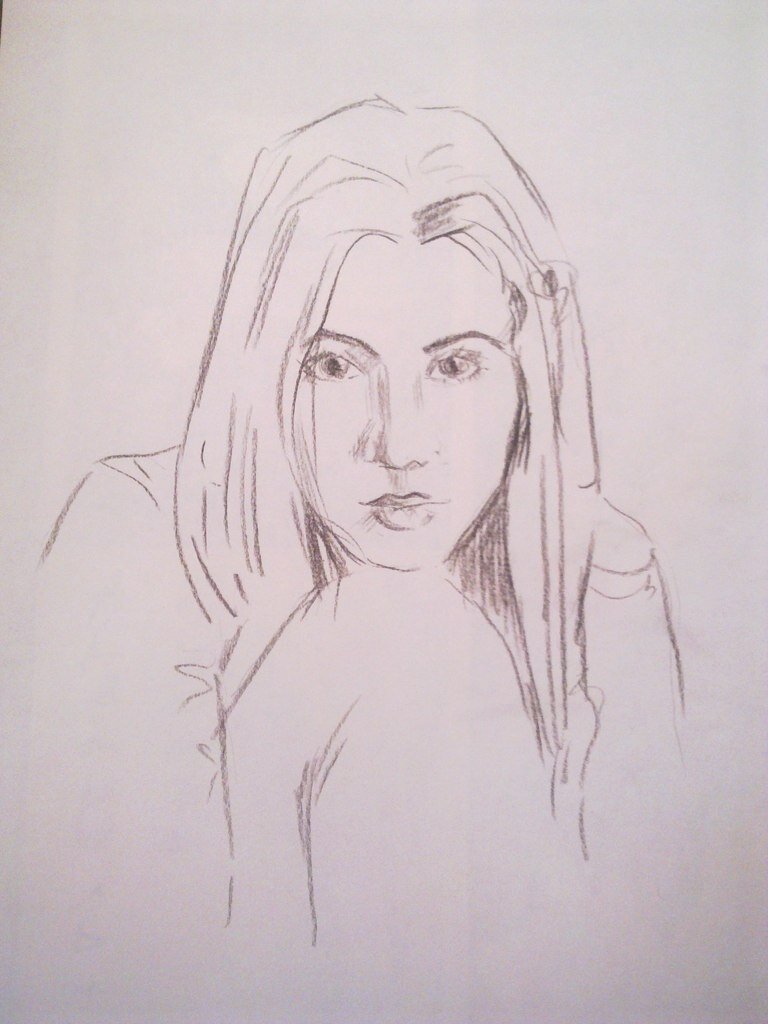 Дочь. Автопортрет