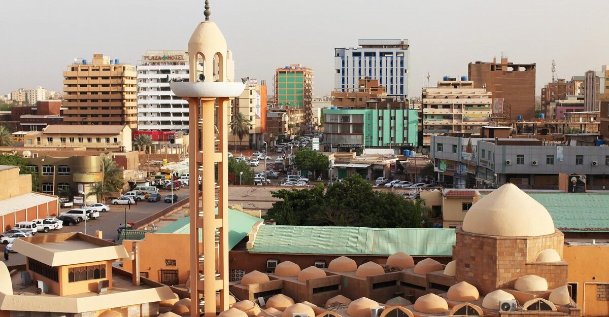 Хартум. Здания Судана. Столица Судана. Sudan Capital.