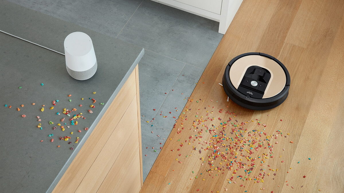 Робот-пылесос с камерой визуального позиционирования iRobot Roomba 976