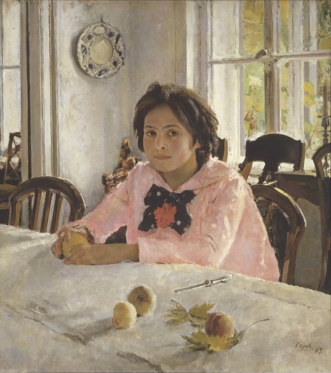 В. Серов, "Девочка с персиками"