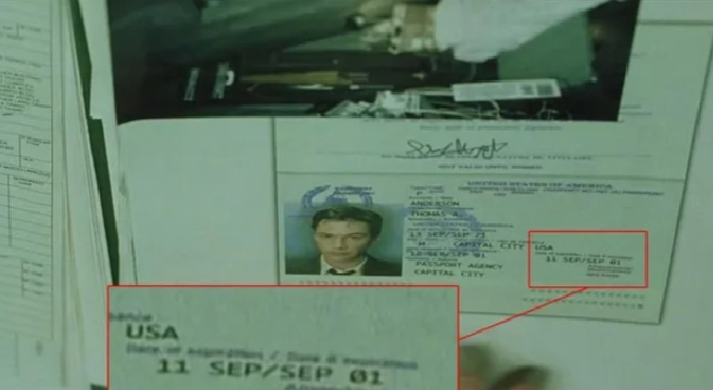 кадр из фильма «Матрица» 1999