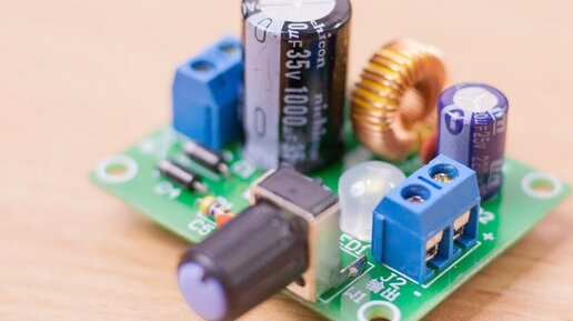 Понижающий преобразователь напряжения LM2596, Набор для сборки ...