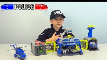 Полицейские машинки для детей | Даник играет в полицейского против бандита