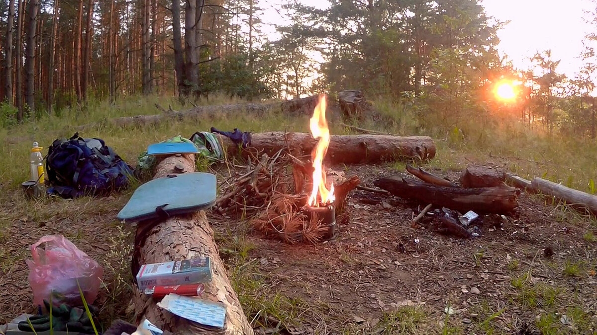 Июльский закат на Бобре