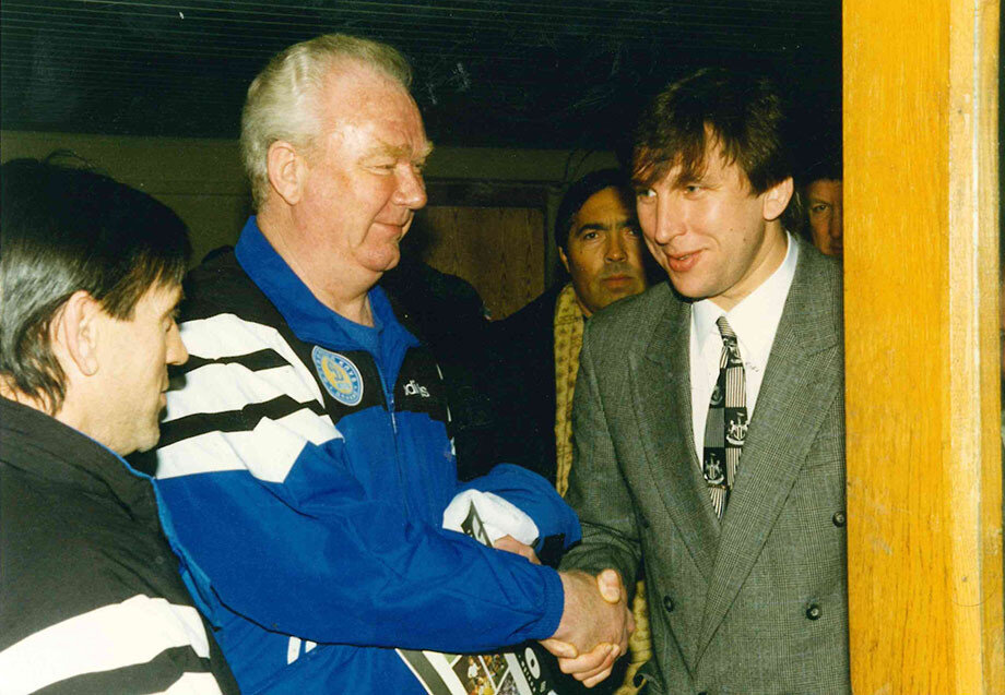 Лобановский и Хусаинов. Фото: из архива Хусаинова/"Чемпионат"