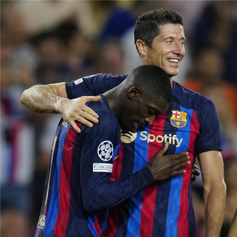 ⚡ Левандовский: ⚽ 3 гола, 🎯 0 ассистов 
⚡ Дембеле: ⚽ 0 голов, 🎯 2 ассиста 

😍 Идеальный дуэт