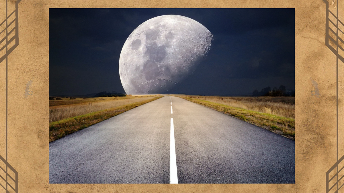 Примерно вот так выглядит Суперлуние. 