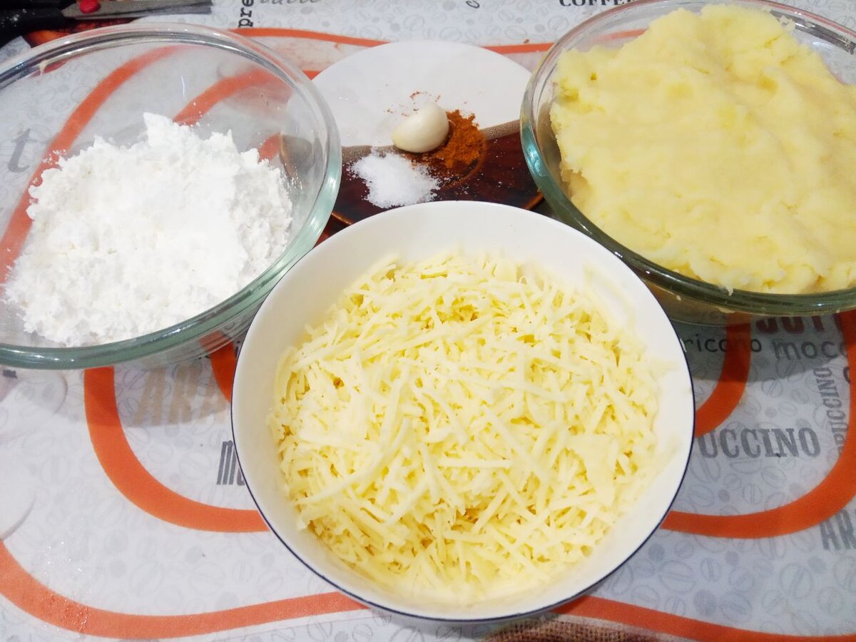 Ингредиенты для приготовления картофельных палочек