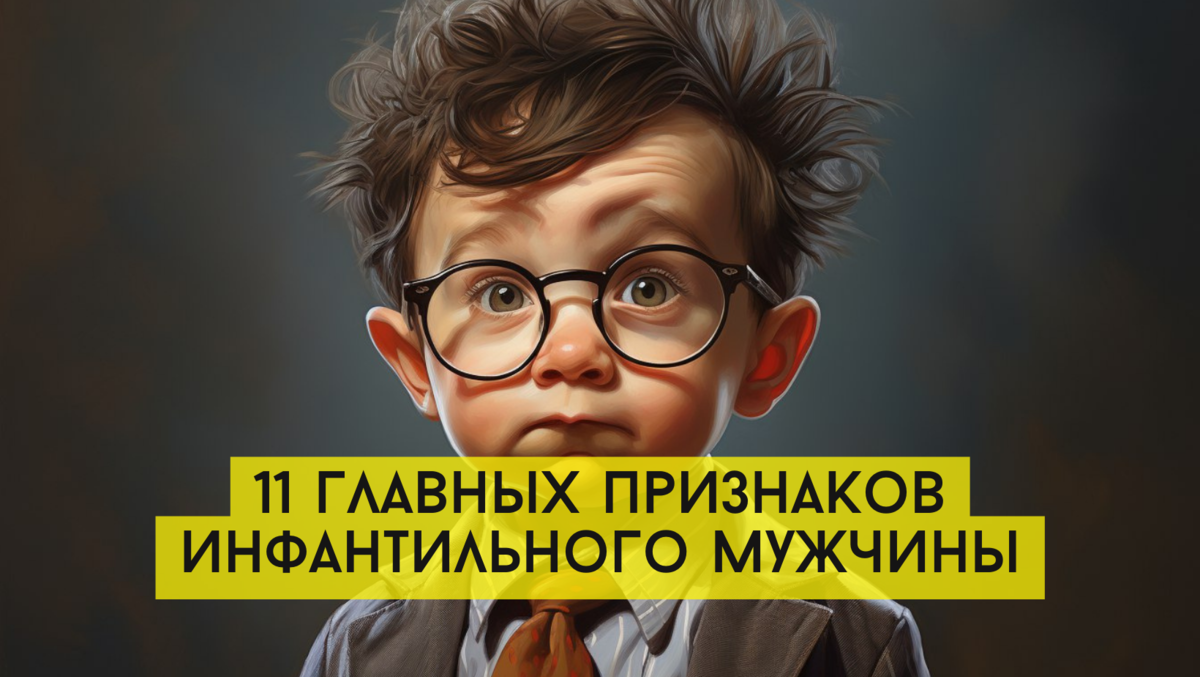 11 главных признаков инфантильного мужчины