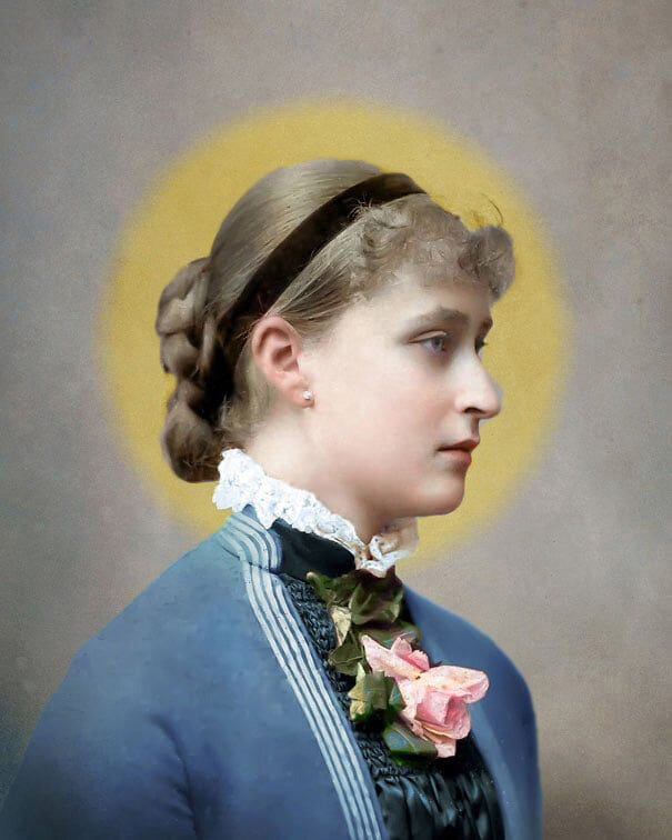 Принцесса Елизавета Гессенская и Рейнская, впоследствии великая российская княгиня Елизавета Федоровна (1883 г.)