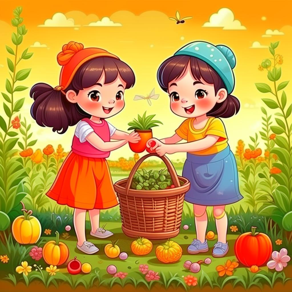 Слева Тоня, справа Машенька