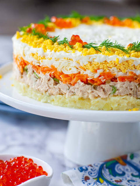 Какой салат Мимоза всё-таки красивый