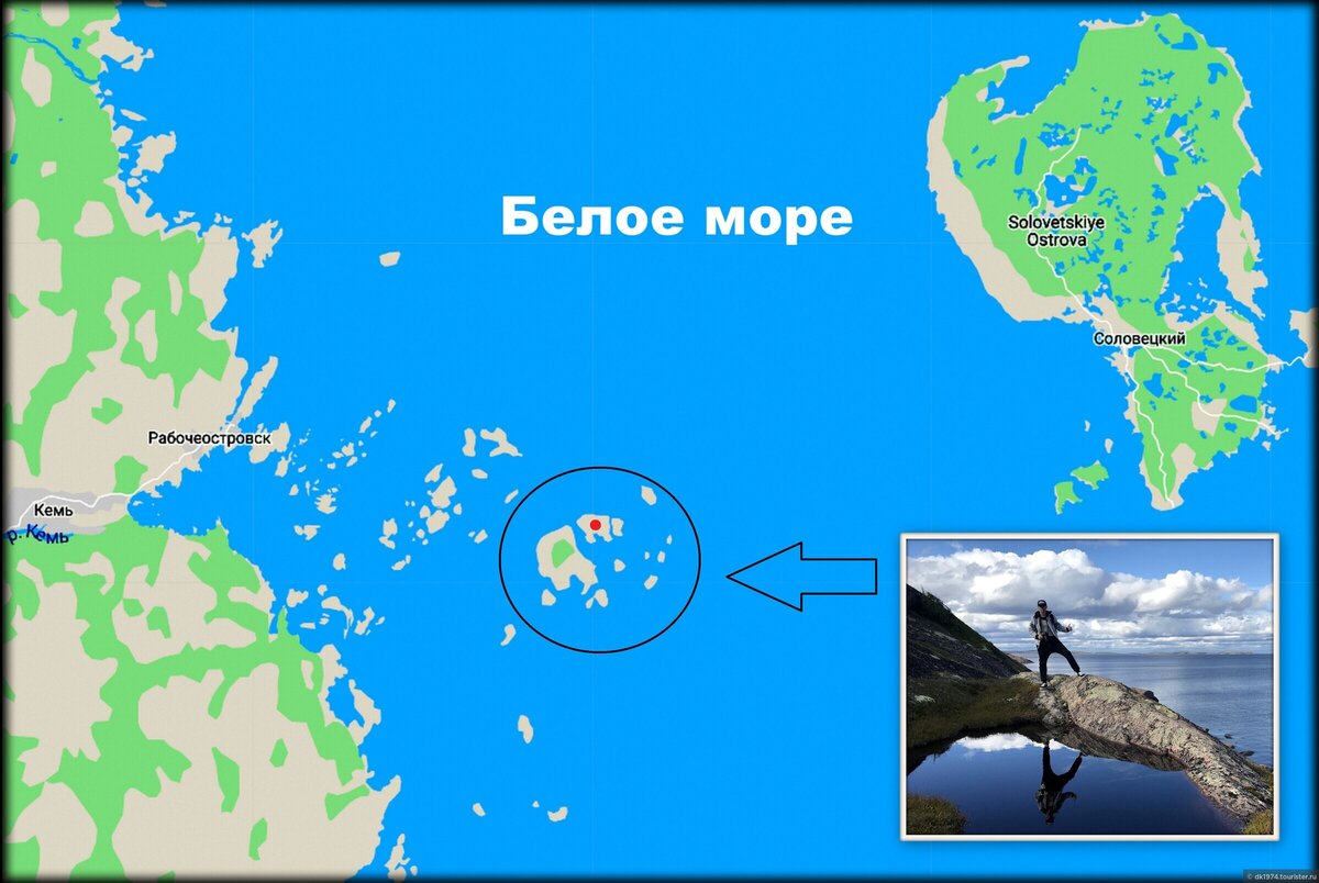 острова кузова в белом море