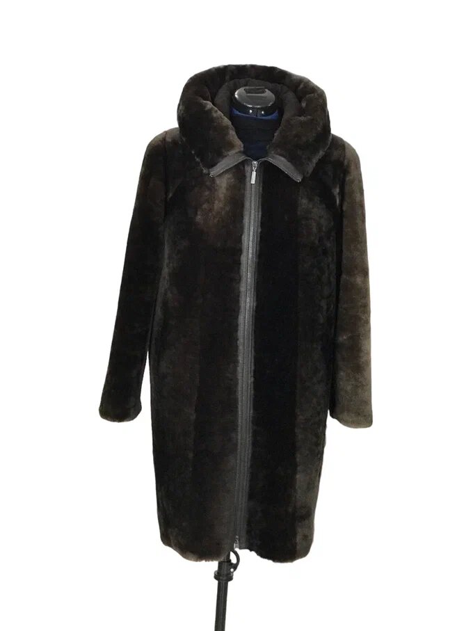 Переделка пальто из овчины. Ателье Ирины Берзиной.