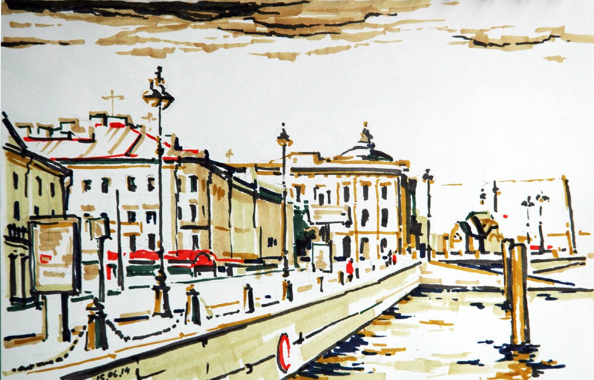 Набережная Лейтенанта Шмидта. 2014