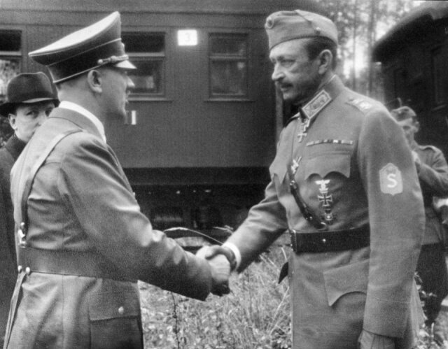 Когда то в коронации Николая II участвовал. Карл Густав Маннергейм