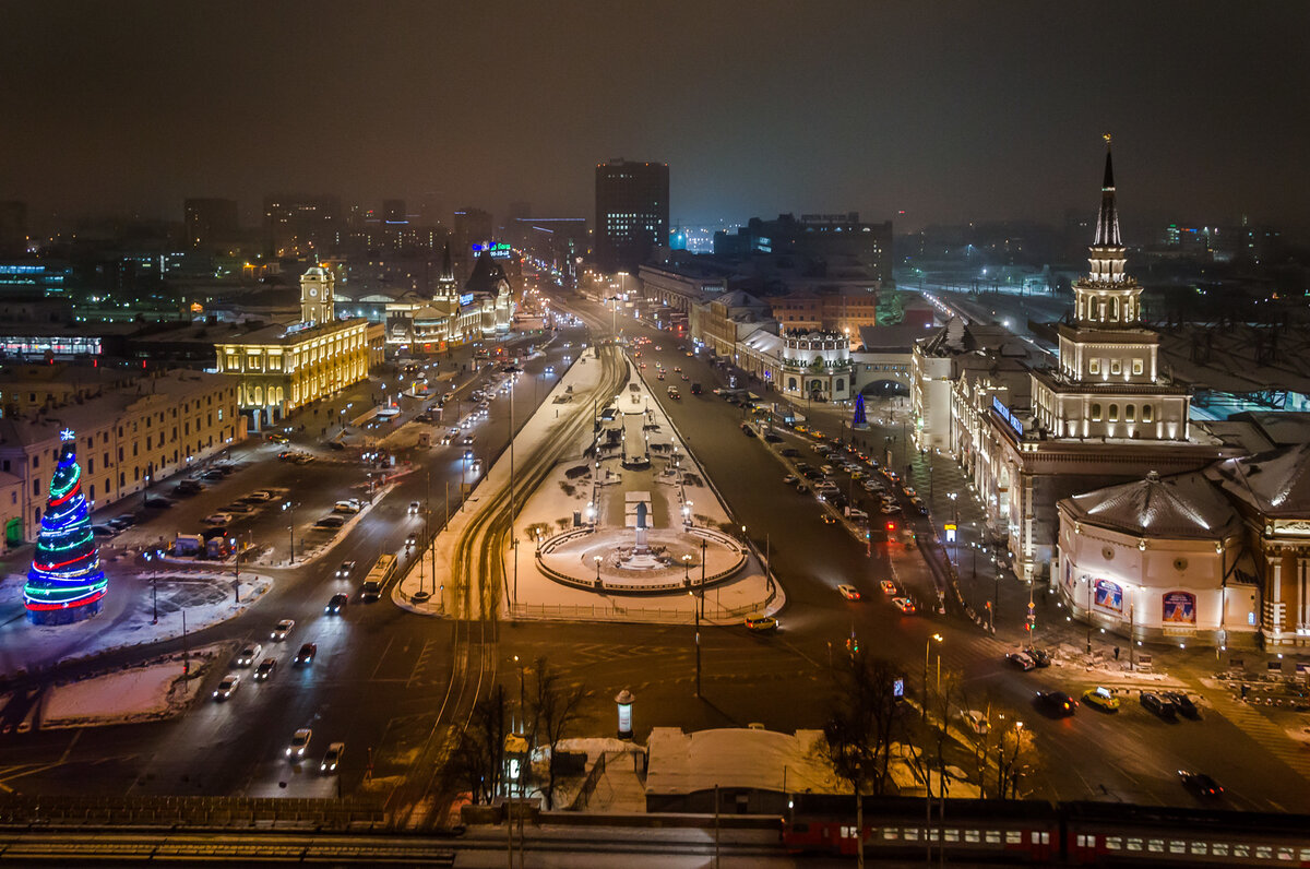 Площадь трех вокзалов в москве фото