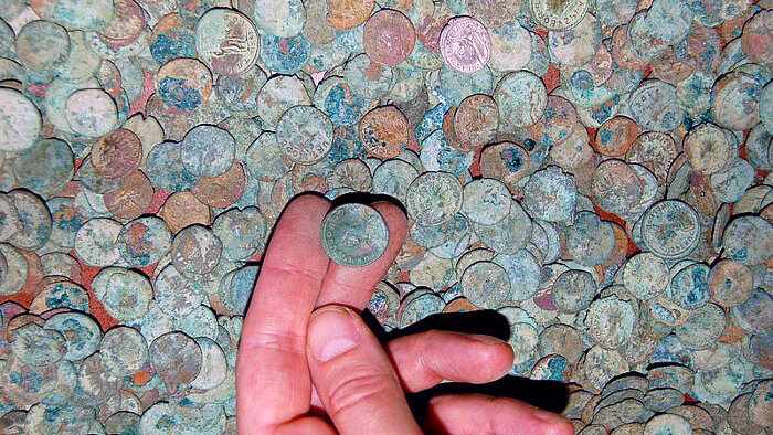 Римские монеты 290 года н.э.