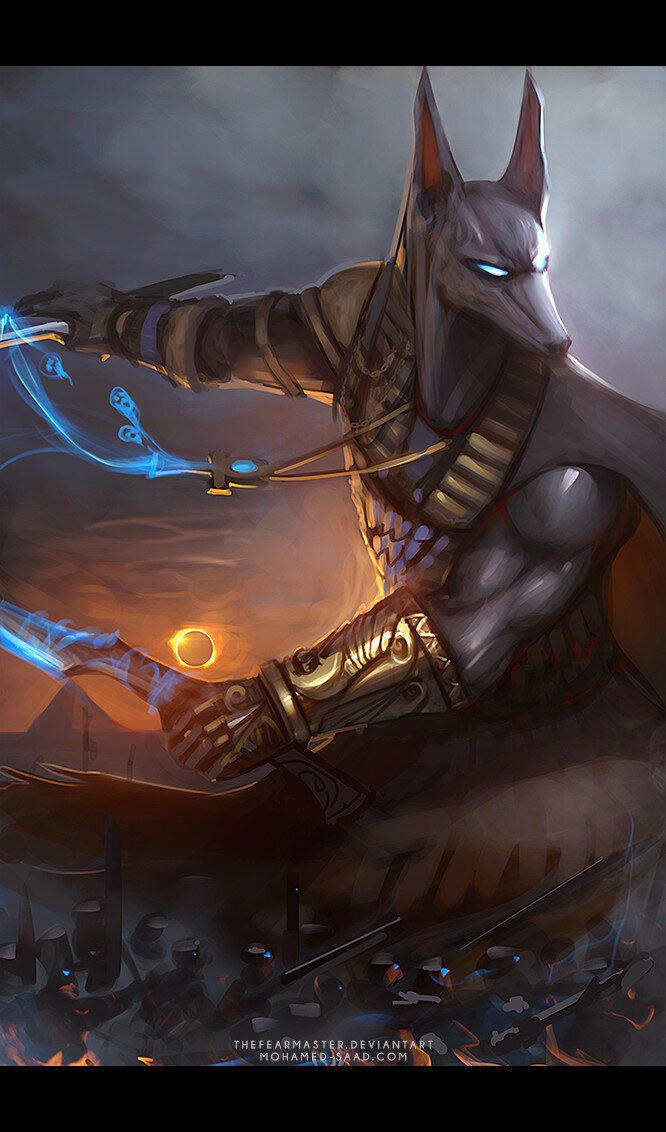 Автор: mohamed saad / thefearmaster (https://www.deviantart.com/thefearmaster/art/Anubis-687347676)