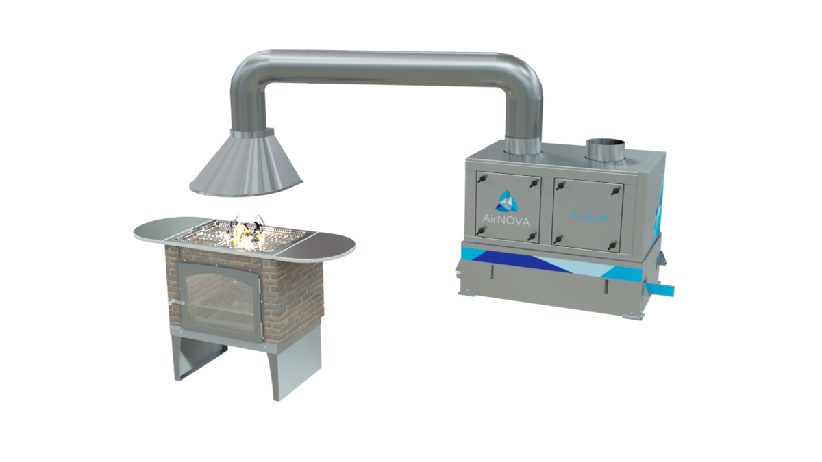 Схема использования мангала и гидрофильтра