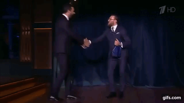 Конор вошел к Урганту.