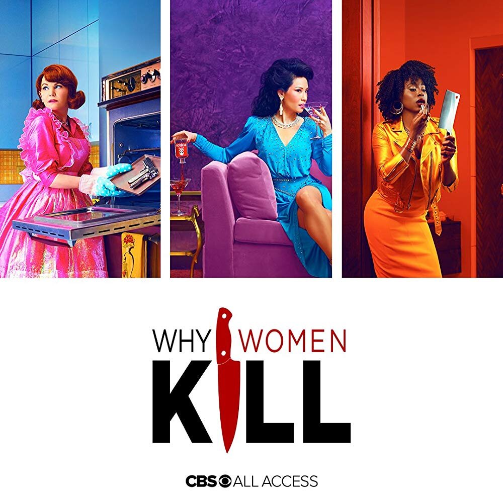 Lucy Liu, Ginnifer Goodwin, and Kirby Howell-Baptiste in Why Women Kill (2019)