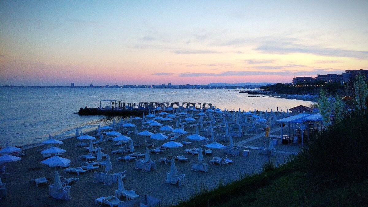 Болгарский курортный город Свети Влас