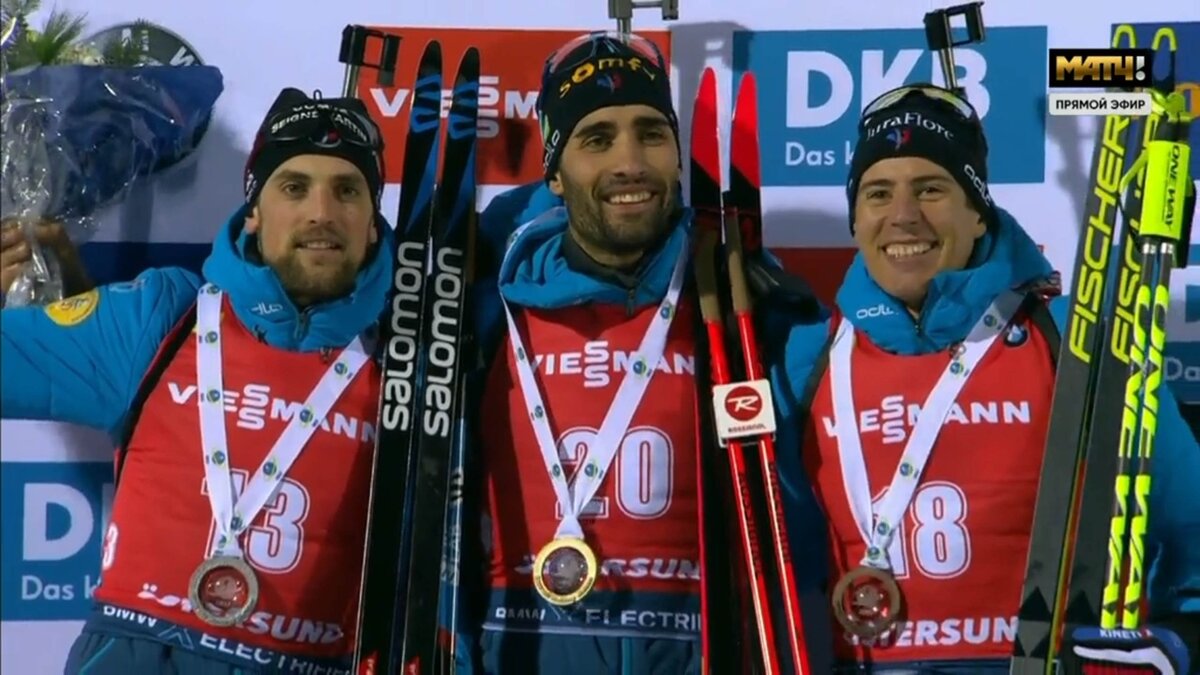 Симон Дестье, Мартен Фуркад, Кентен Фийон Майе (слева направо)